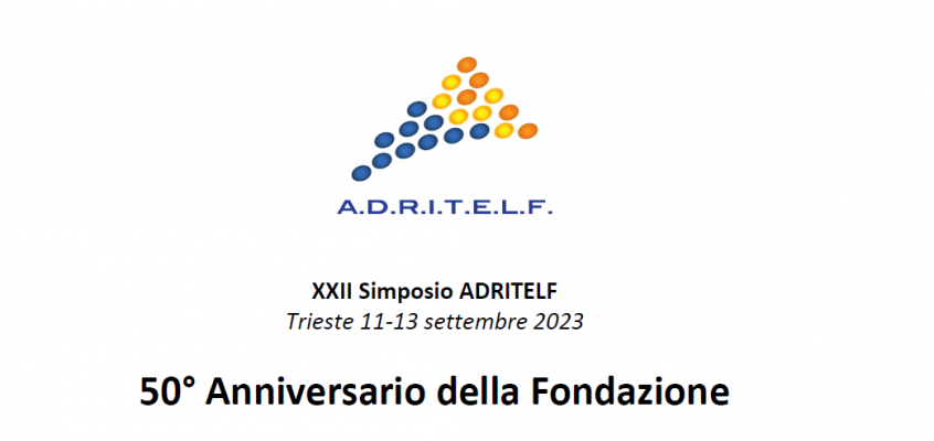 XXII Simposio ADRITELF – Trieste, 11-13 settembre 2023