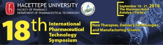 18th International Pharmaceutical Technology Symposium-IPTS 2016